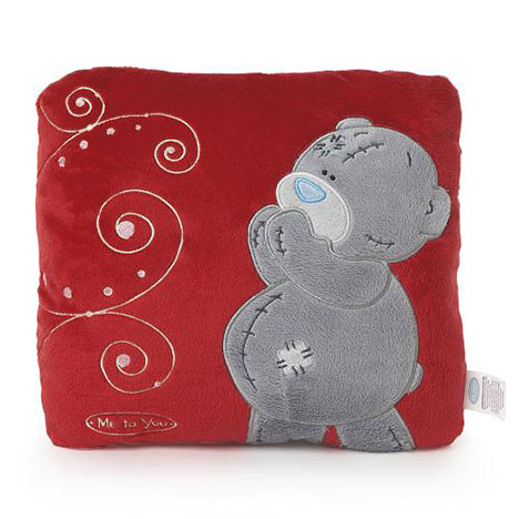Square Me to You Bear Red Cushion £9.99